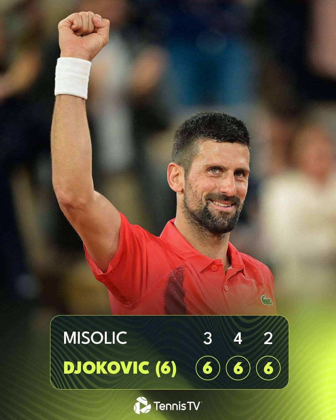 法网碾压ATP总决赛，德约科维奇带队取胜